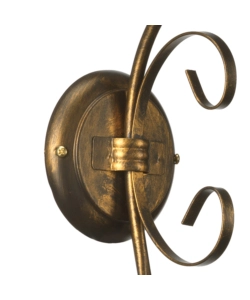 APPLIQUE 1 LUCE ONLI "ODINO" BRONZO E14